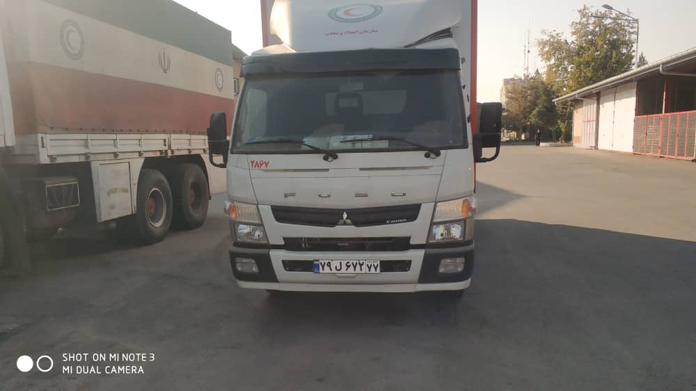 افزودن یک دستگاه کامیون به توان لجستیکی هلال احمر گیلان